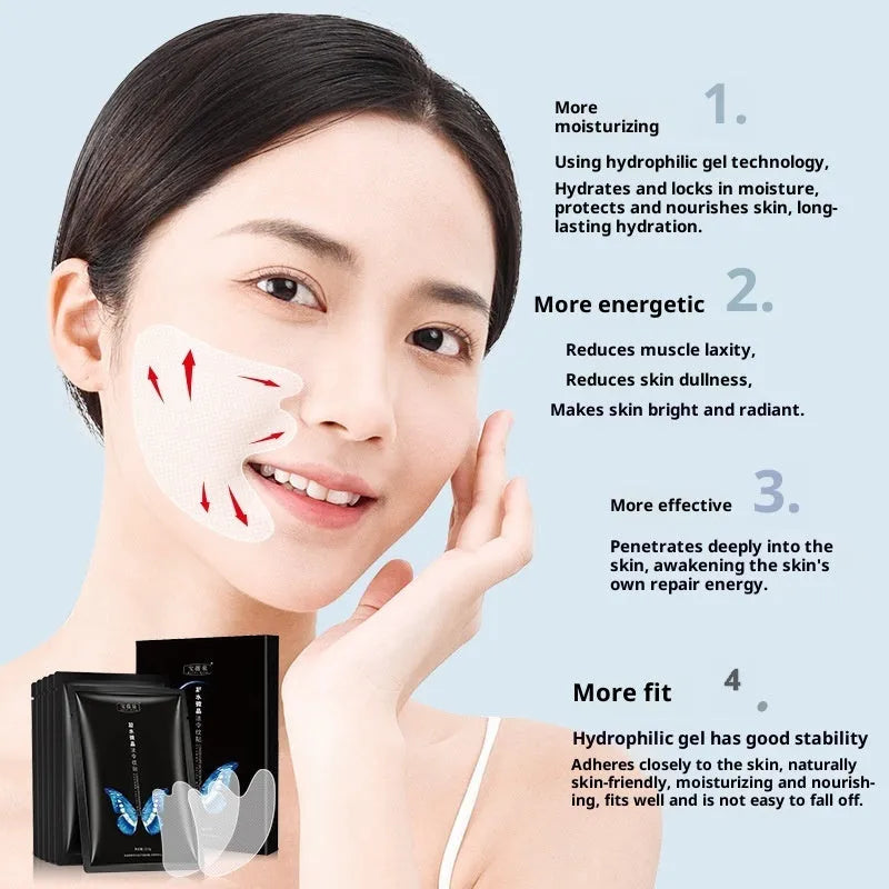 Baowei Spring microcrystalline hydrogel nasolabial fold patch, 20g, 1pc or 2pcs options