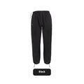 Black polyester outdoor hiking pants, windproof and rain trousers, sizes M to XXL