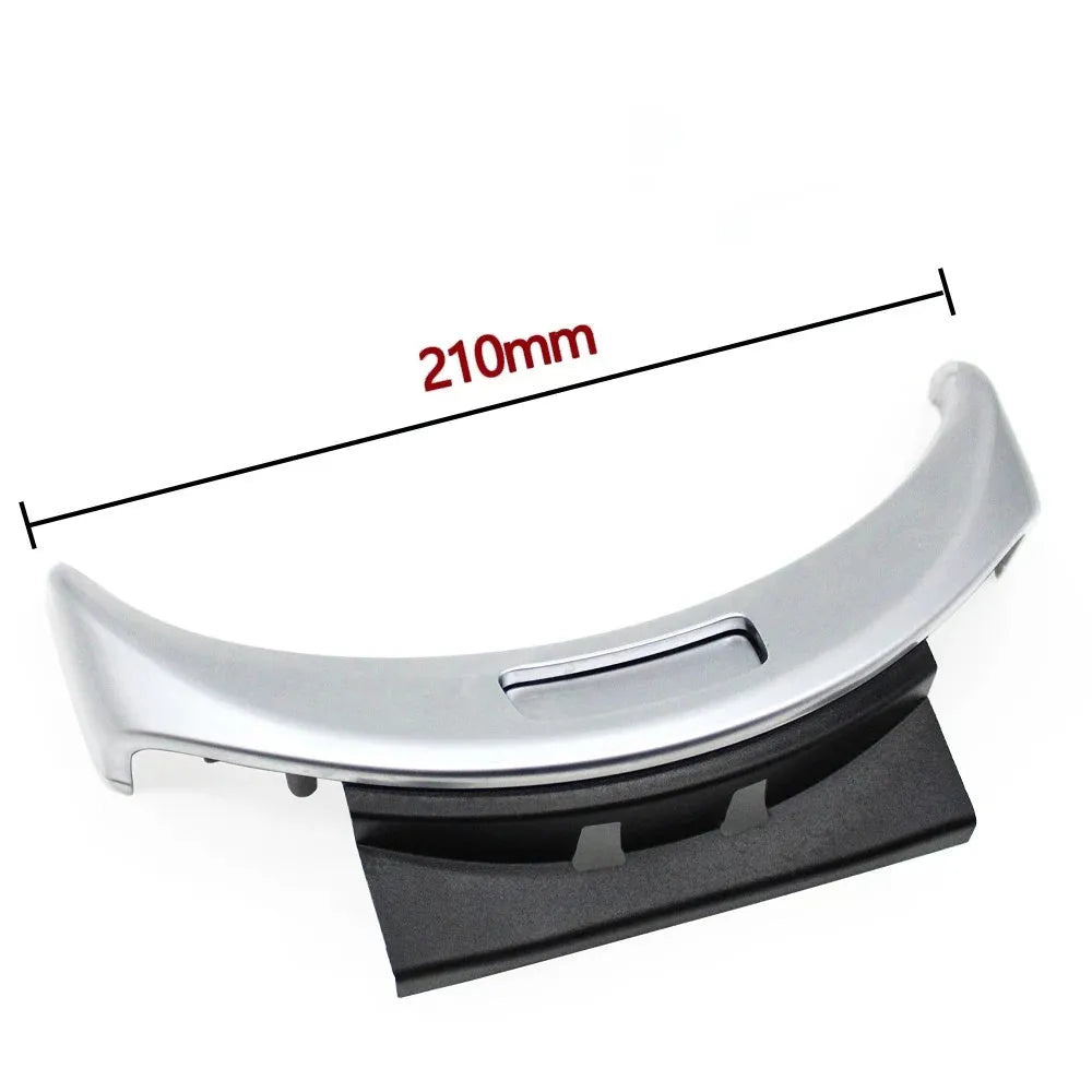 Mercedes C-Class GLC-Class armrest console button replacement panel in electroplated finish