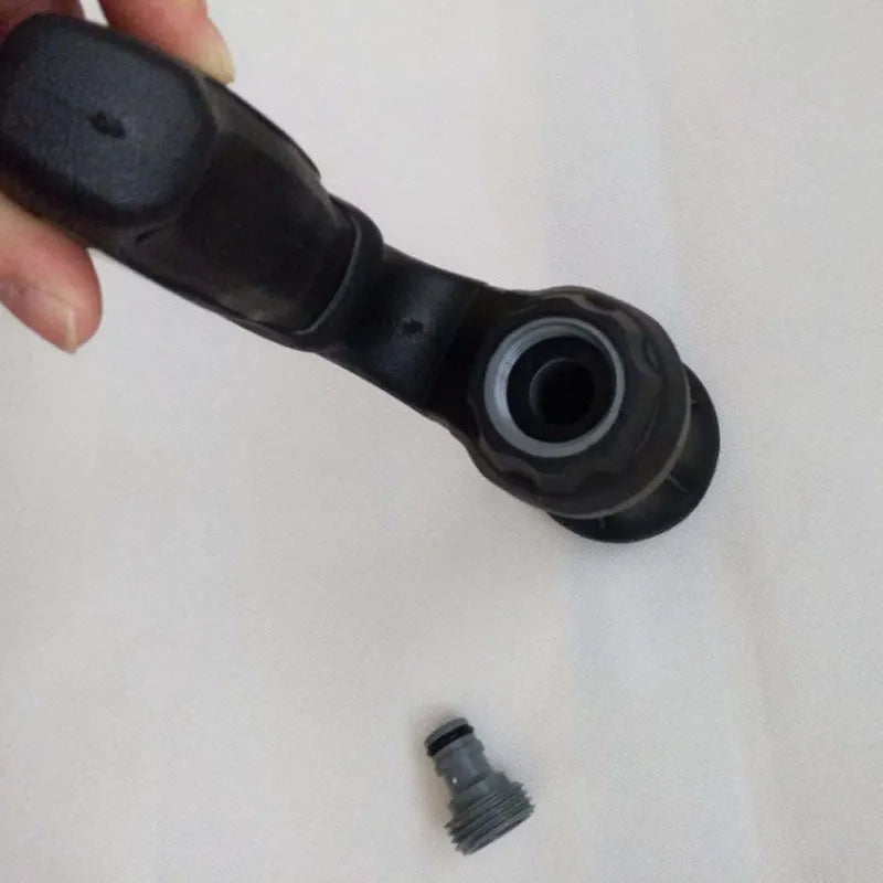 Mighty Power Hose Blaster Nozzle black with five spray settings and ergonomic handle