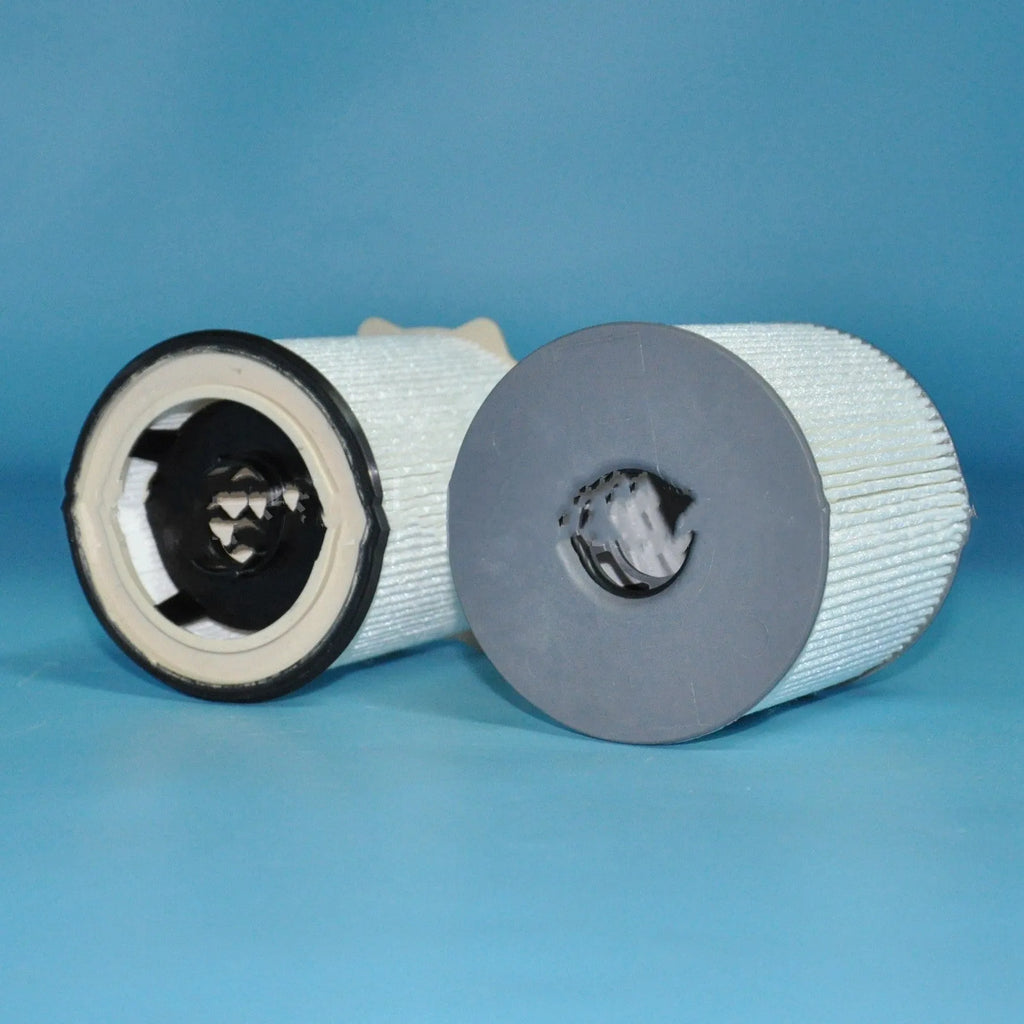 White diesel fuel filter kit for RAM 1500-5500 trucks with oil-water separator function