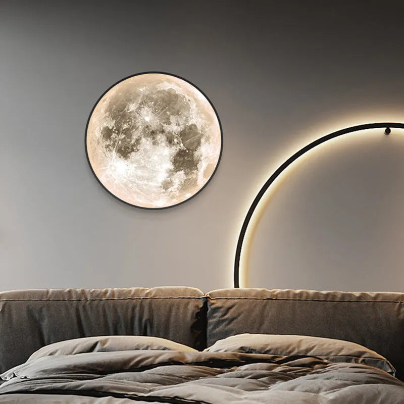 Modern wall lamp with PMMA lampshade dimmable remote control 24x5cm 50x5cm 60x5cm