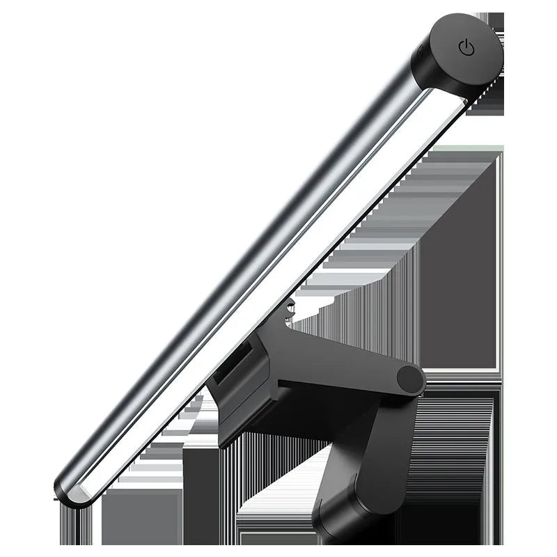 Asymmetric anti blue light screen hanging light on computer monitor with 2.4G wireless control