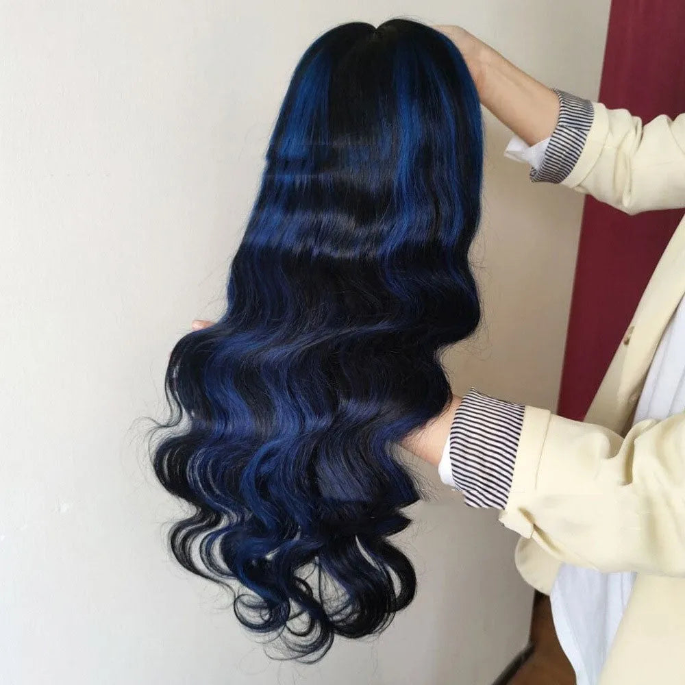 Real human hair lace front wig with 4x4 lace in a Star Fashion style, showing long hair length.