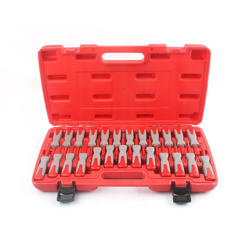 25-piece car terminal removal tool kit with storage case for automotive electrical disassembly