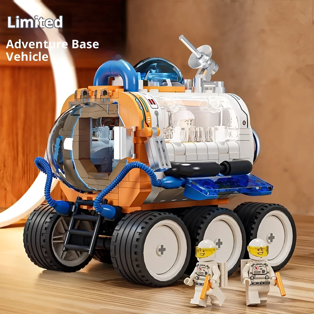 Creative Education rocket building blocks plastic toy space exploration set for elderly learners