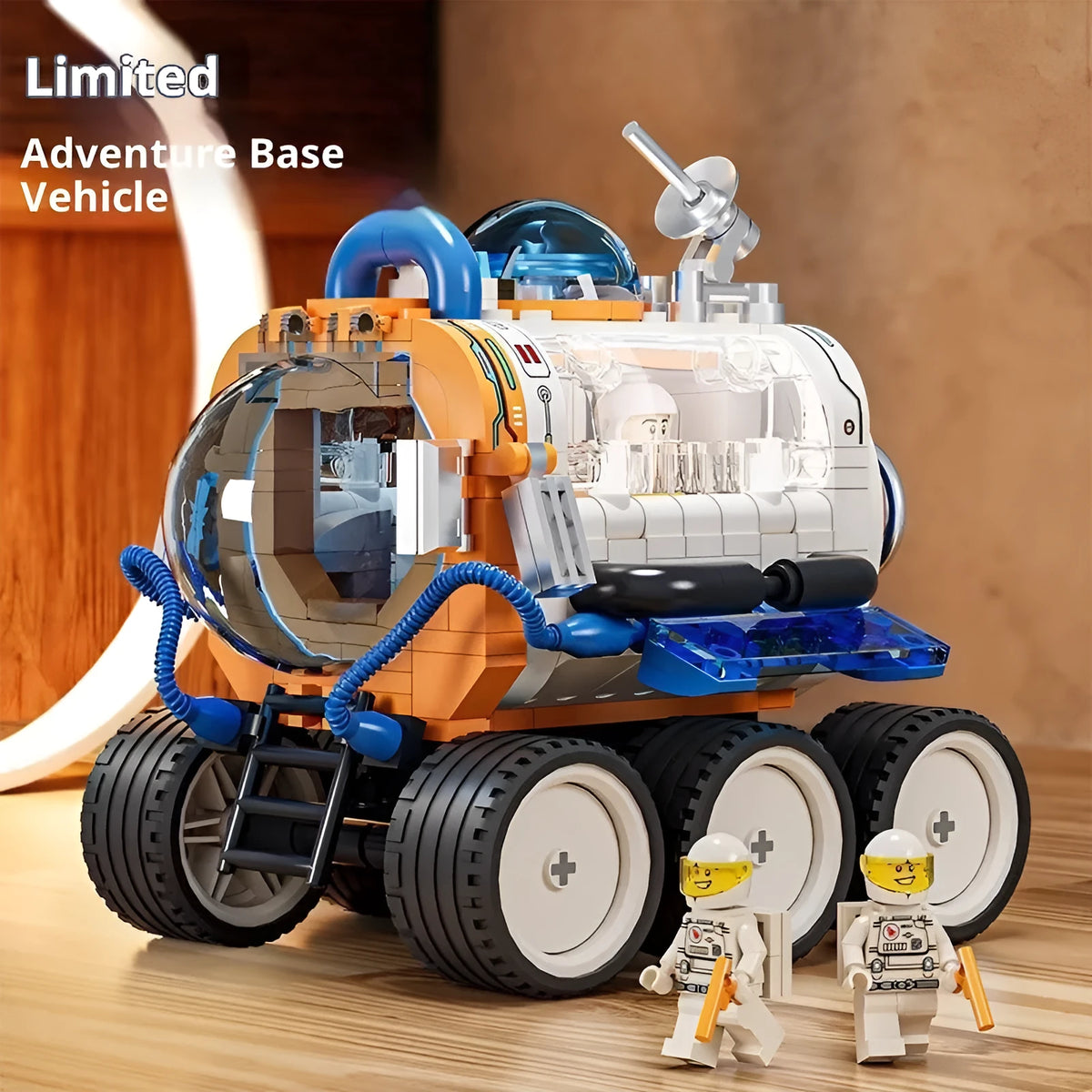 Creative Education rocket building blocks plastic toy space exploration set for elderly learners