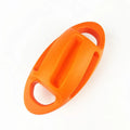 Floating bite-resistant dog vocal toy made from TPE, 20x9x9cm, 185g, in Blue or Orange