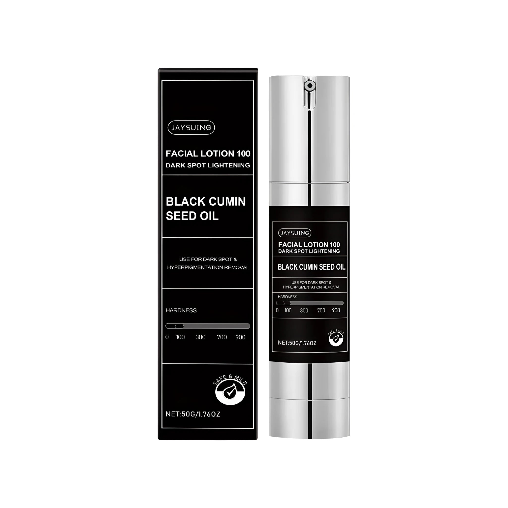 50g spot lightening correction lotion container with moisturising glycerin and cumin seed oil formulation