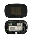 Black mifi8000 portable 4G wireless router with compact design on a table