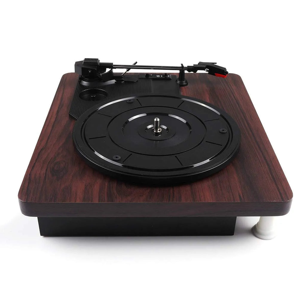 Record player phonograph 300x250x100mm requiring external amplifier for tablet phone vinyl playback