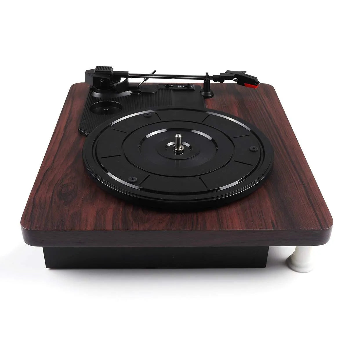 Record player phonograph 300x250x100mm requiring external amplifier for tablet phone vinyl playback