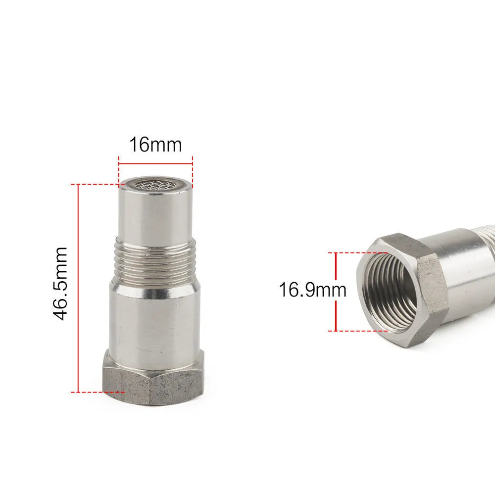 Car sensor connector extension filter stainless steel M18x1.5 thread automotive