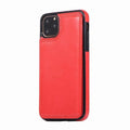 Crazy Horse pattern leather double buckle holster phone case for iPhone 13 in multiple colour options
