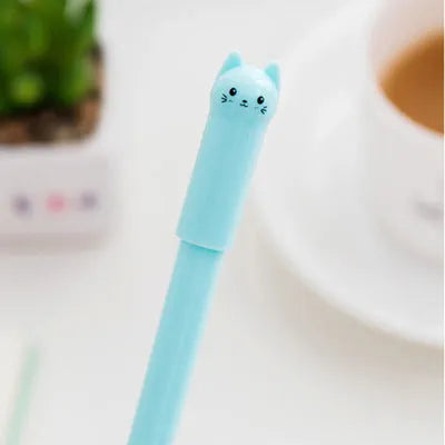 Cute pendulum cat gel pen with 0.5mm tip in various colour options