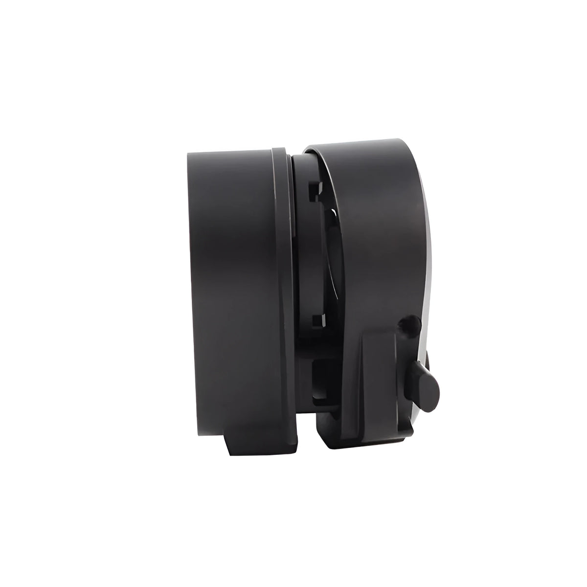 Gen 3 folding stock adapter for AR-15 and AR-10, aluminium, black, 160g, with low hinge and DLC finish