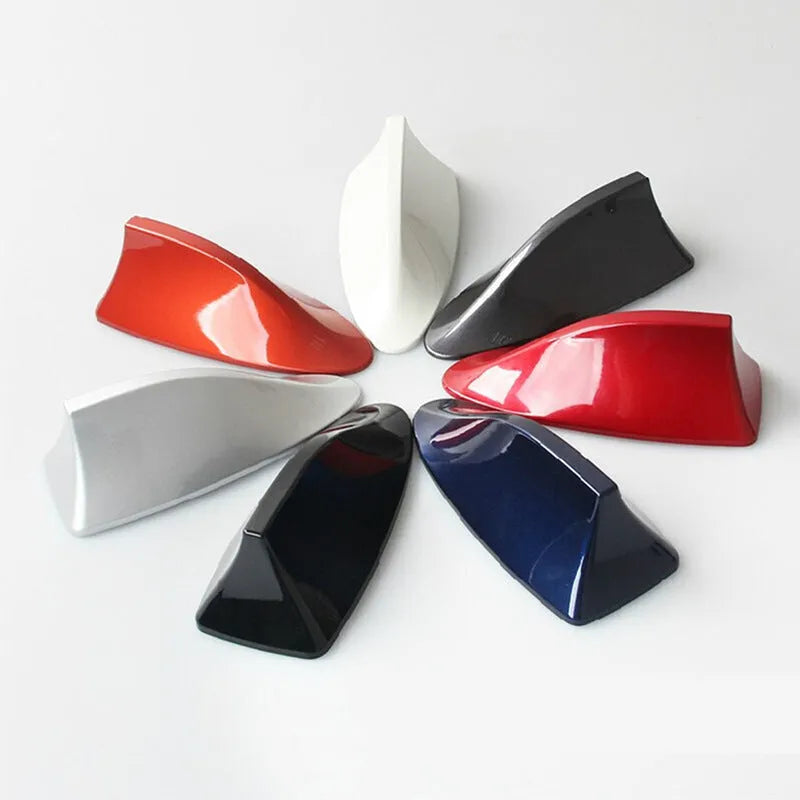 Car shark fin antenna, ABS painted, 17cm x 7.6cm x 6.5cm, roof aerial for radio, seven colours