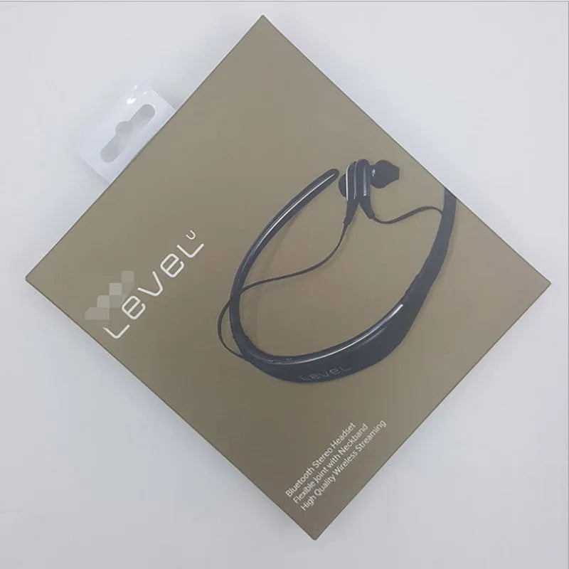 BG920 stereo neck-mounted sports Bluetooth headset in black with Bluetooth 5.0 and 10-metre range