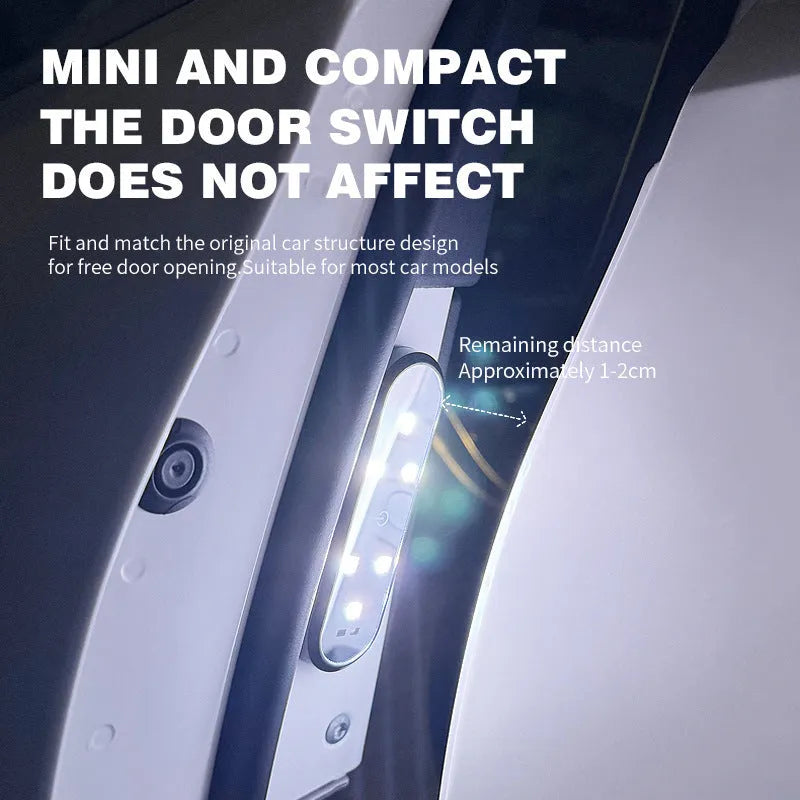 Car warning door light with LED anti-collision safety strip projection