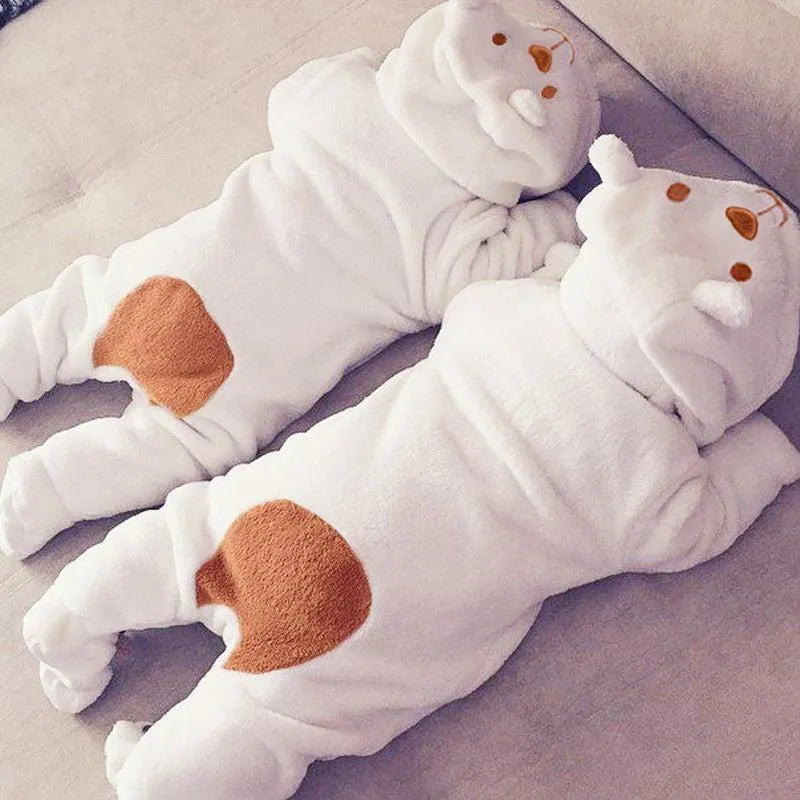 Cotton newborn foot coveralls in green, full-body jumpsuit with long sleeves, size 66-100cm