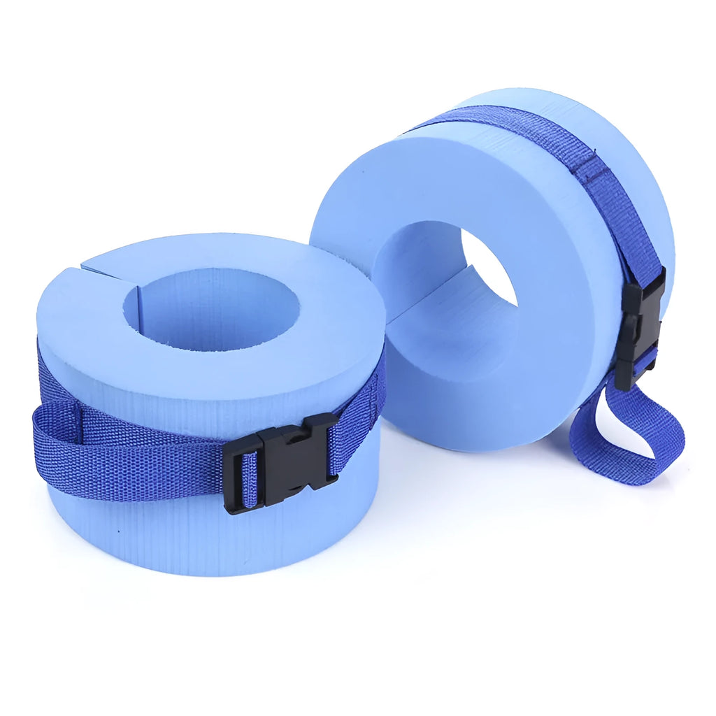 Blue EVA swimming gaiters float for children and adults
