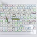 PBT sublimation key cap full set with puppy pattern design for mechanical keyboards