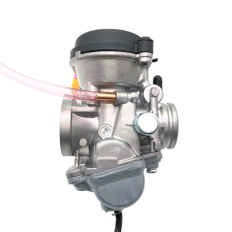 Motorcycle carburetor for Wang Diaobao HJ125K-2, GX125, and GS125 models with manual wire pull damper.