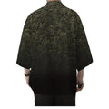 Men's loose 3D printed polyester cardigan coat with 3/4 sleeves, available in multiple colours and sizes up to 6XL