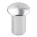Aluminium handbrake release button cap for car modification in gold, silver, black, blue or red