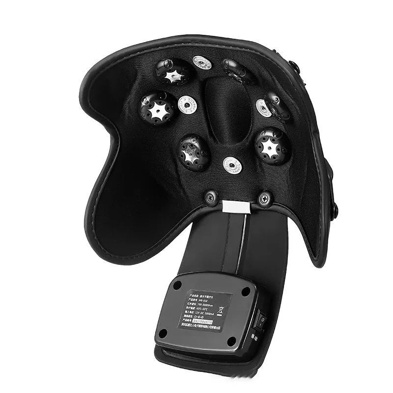 Knee massager with infrared heat warming, knee pads, shoulder pads and temperature control from 45-65°C