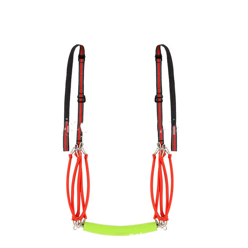 Horizontal bar auxiliary belt elastic rope resistance belt for fitness equipment