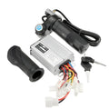 48V 1000W brushed motor controller and twist throttle grip with 5-LED battery indicator for electric bicycle scooter