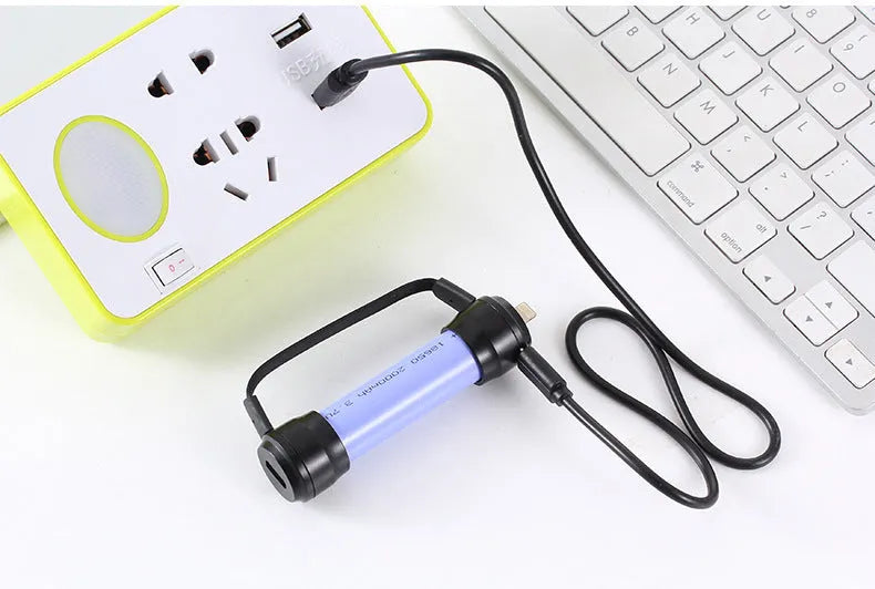 Mini portable keychain charger for mobile phones with three charging port options
