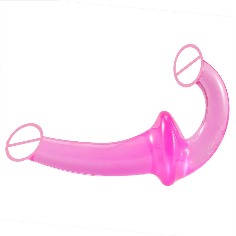 Slim TPE butt plug with simulation texture in pink, 20 x 6.6cm size
