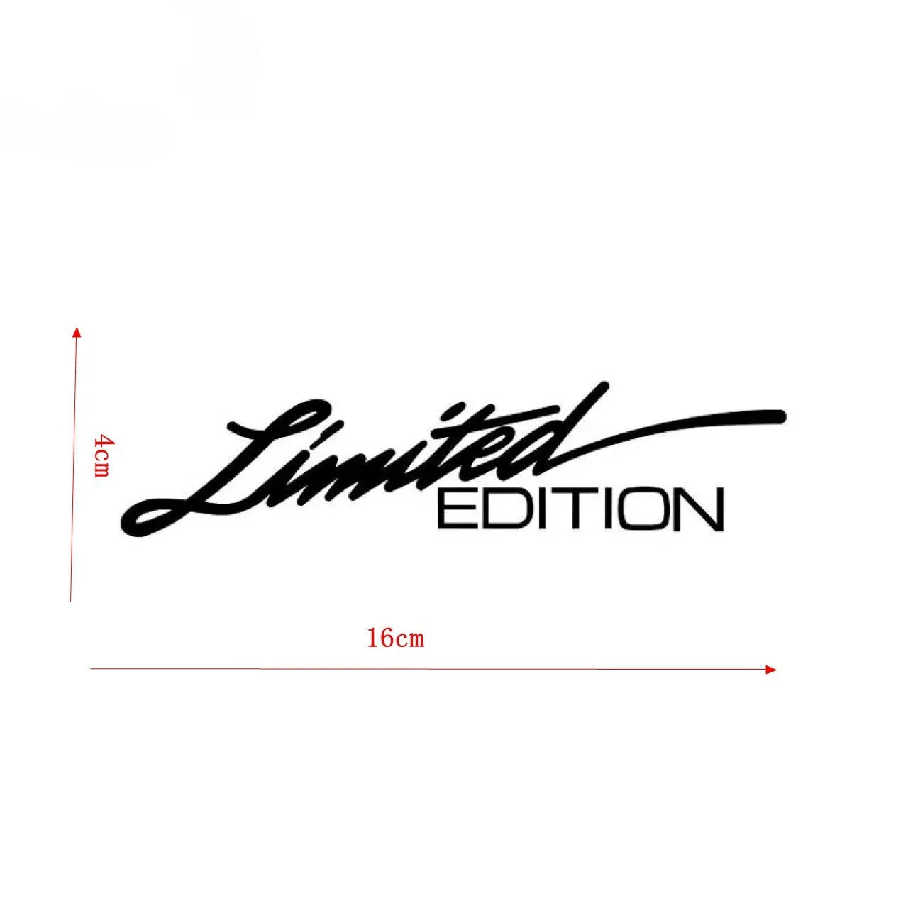 Black laser reflective car sticker with text design on PET material for vehicle body application