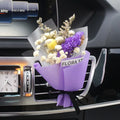 Mini dried flower bouquet for car air vent in a selection of colours and styles