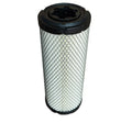 Donaldson engine air filter model 1027 with mesh and paper folding element, showing dimensions.