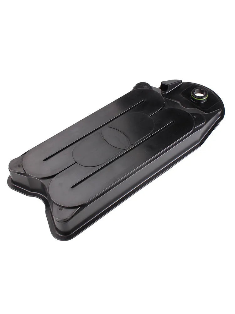Black automotive ventilation filter for Ram trucks with 6.7L Cummins diesel engines