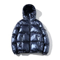 Men's cotton cardigan jacket with plain pattern, hit colour detail, cotton filling, in black gold royal blue or silver