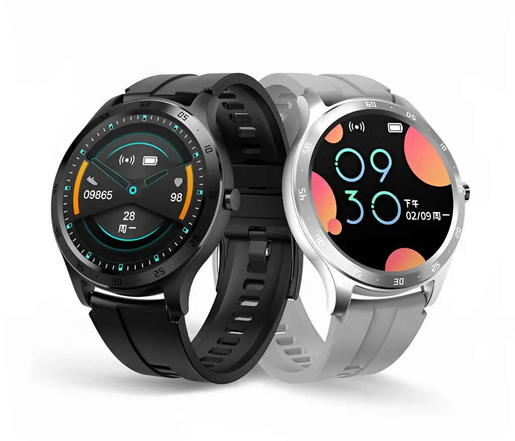 S20 smart fitness bracelet with colour screen on wrist showing step count display