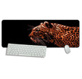 Custom animal design non-slip mouse pad with rubber base and cloth surface in 300x600 mm size