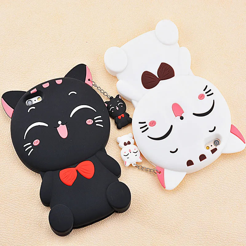 Soft silicone phone case showing edge-proof design on a Samsung Galaxy phone.