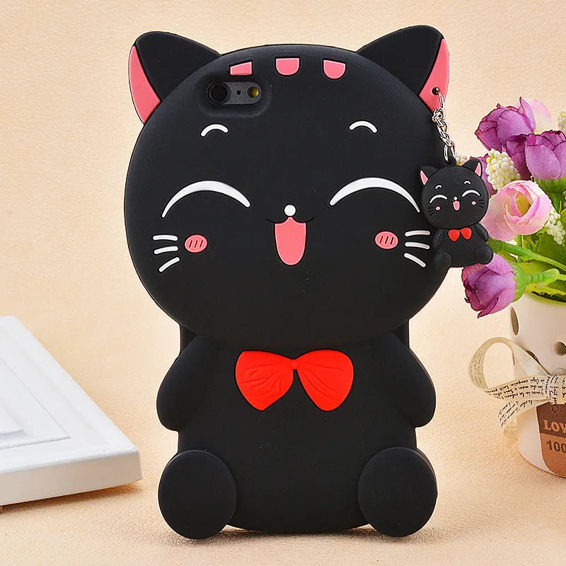 Soft silicone phone case showing edge-proof design on a Samsung Galaxy phone.