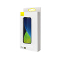 0.25mm frosted tempered glass film for iPhone 12 mini 5.4 inch, transparent, with cleaning bag and white edge liquid