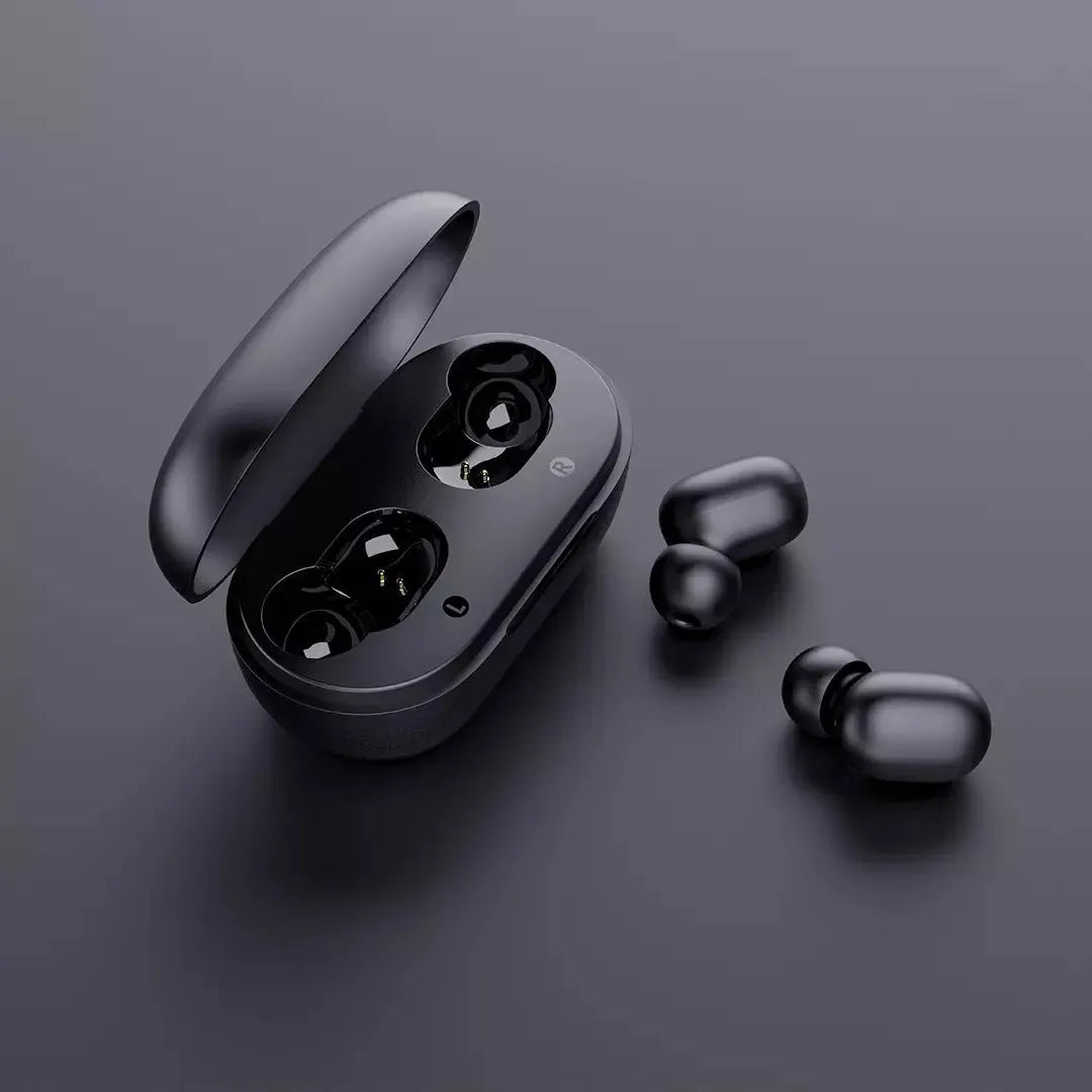 GT1 Pro true wireless black earbuds in earplug style with Bluetooth 5.0