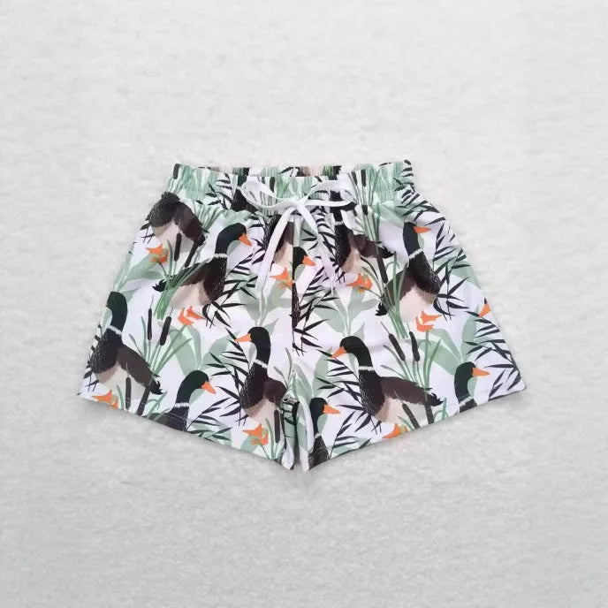 Boys' straight cut sports casual shorts in polyester, shown in multiple colour options.