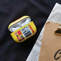 TPU protective case for Apple AirPods 1 2 3 in black and yellow colours
