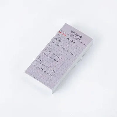 Creative Vintage Writable Pad City Notes notebook with 100 pages, small size 40mm x 80mm, Gift Shop cover design, in opp bag