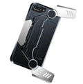 Gamepad smartphone case for iPhone 7 8 and iPhone 8 Plus in Black, Red, and Silver colours showing tactile control buttons.