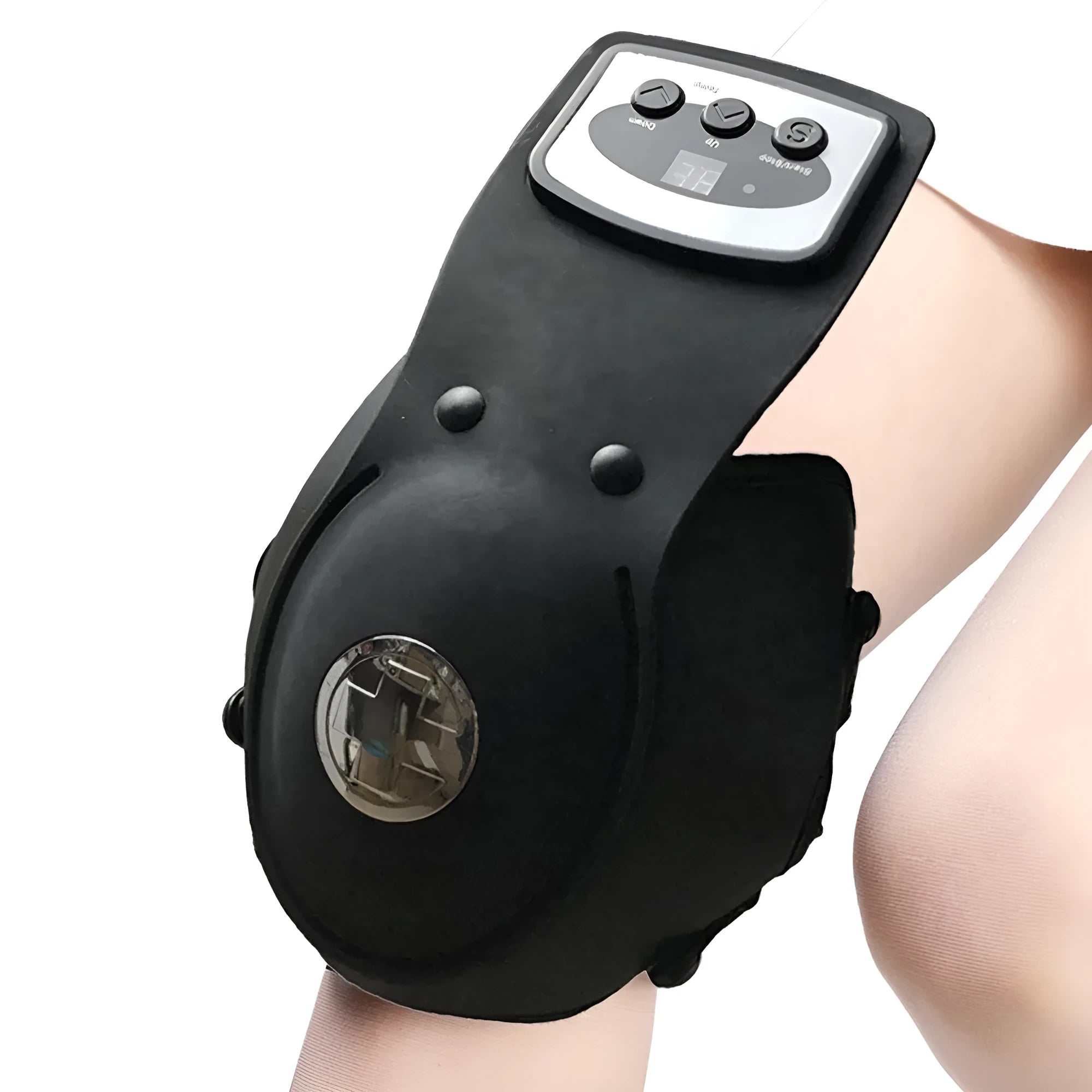 Knee massager with infrared heat warming, knee pads, shoulder pads and temperature control from 45-65°C